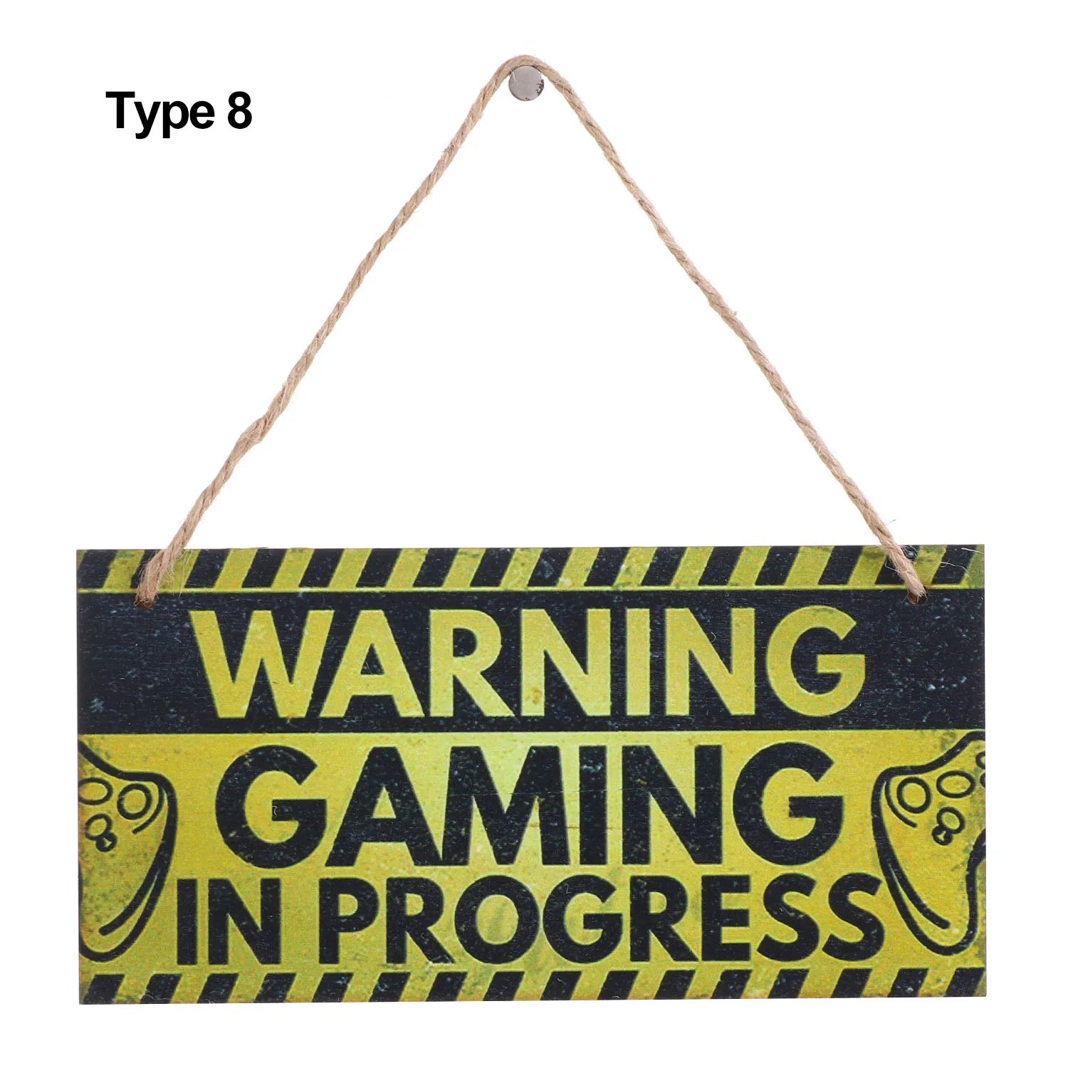 Premium Wooden Gaming Room Sign