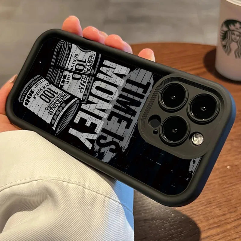 "Time is Money" Matte Protective IPhone Case