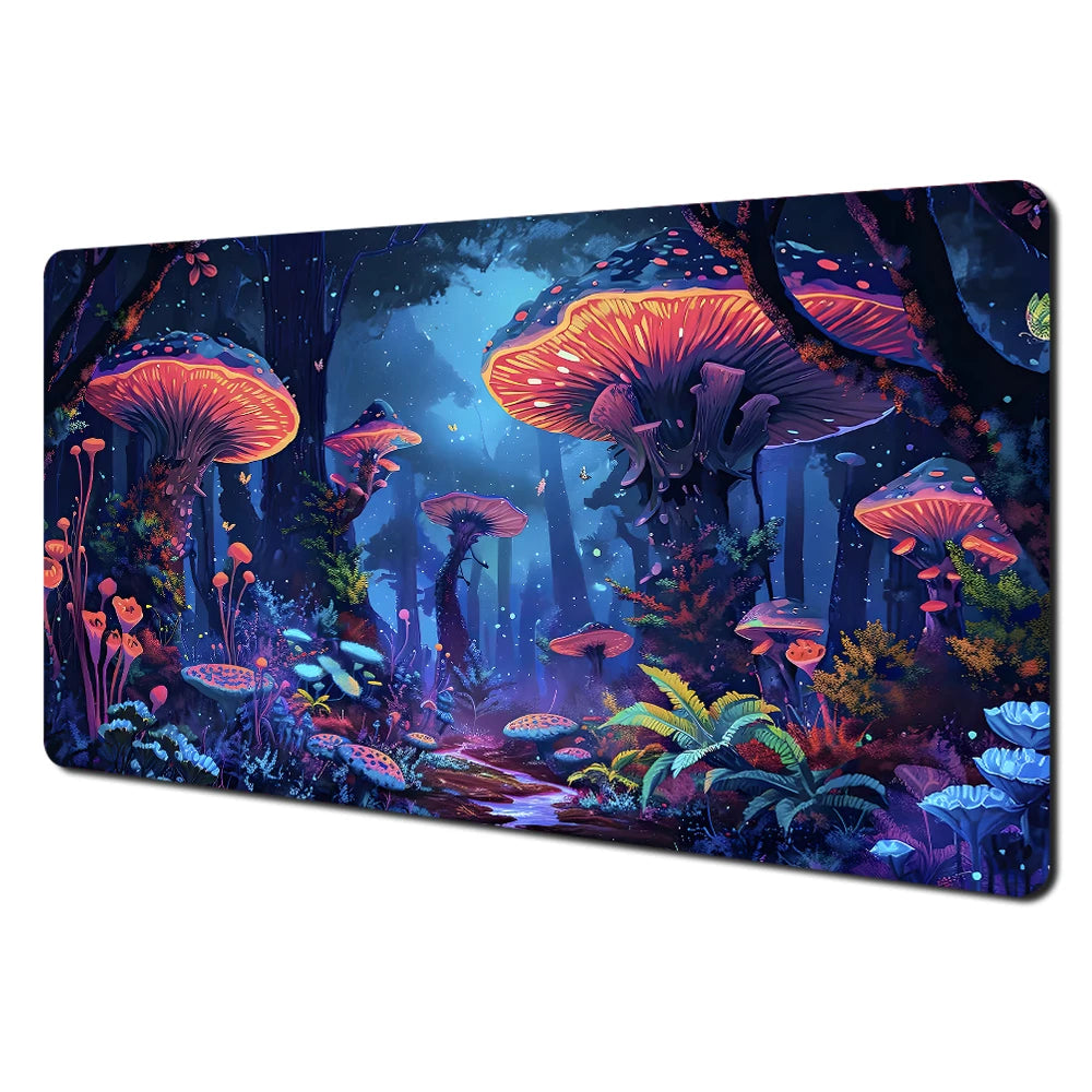 Mysterious Purple Forest Large Gaming Mouse Pad & Desk MAT