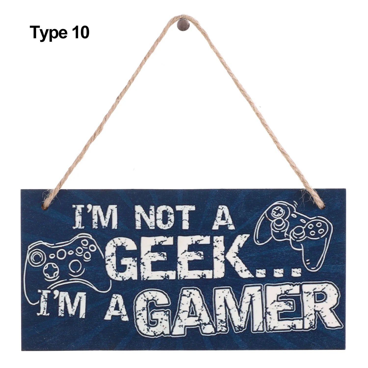 Premium Wooden Gaming Room Sign