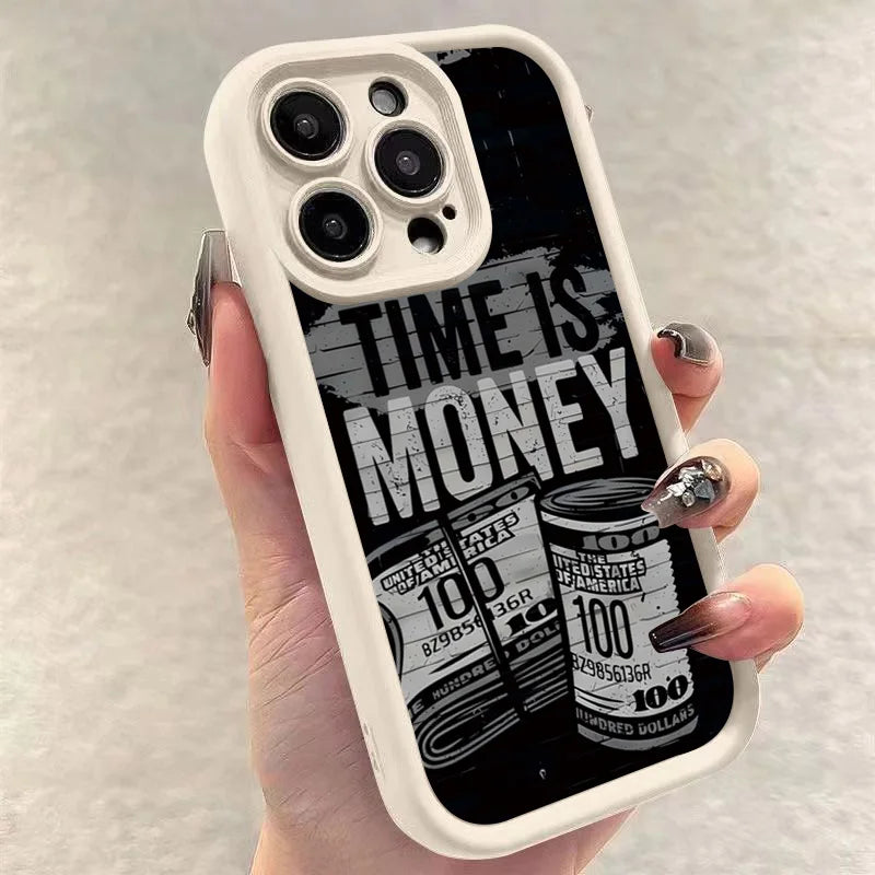 "Time is Money" Matte Protective IPhone Case
