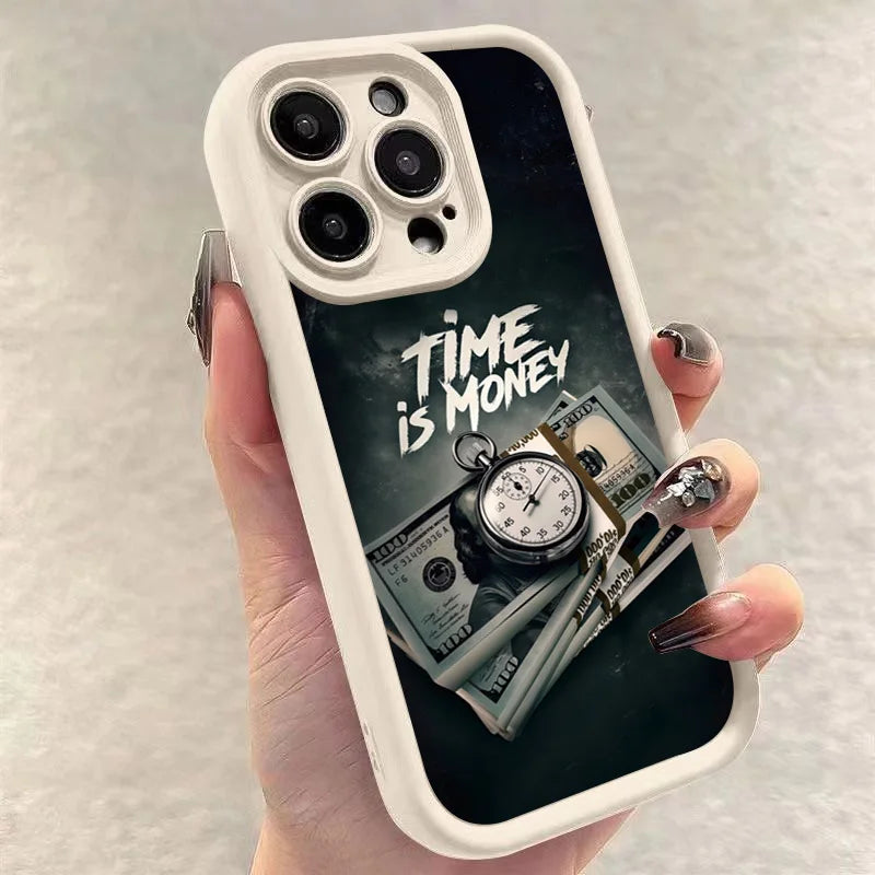 "Time is Money" Matte Protective IPhone Case