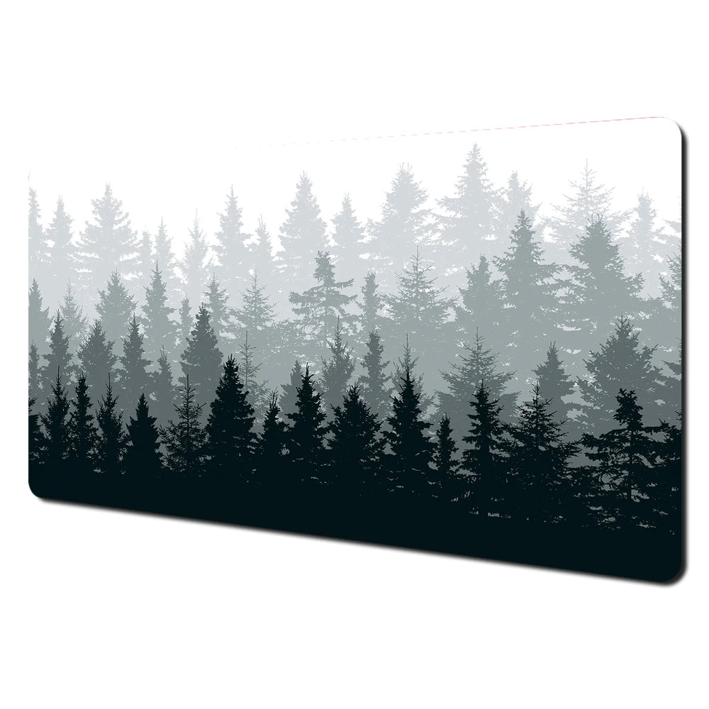 Mysterious Purple Forest Large Gaming Mouse Pad & Desk MAT