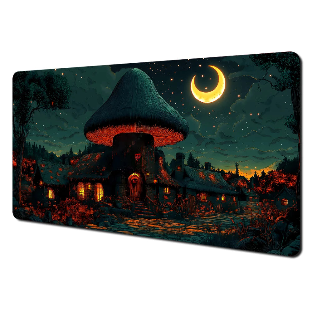 Mysterious Purple Forest Large Gaming Mouse Pad & Desk MAT