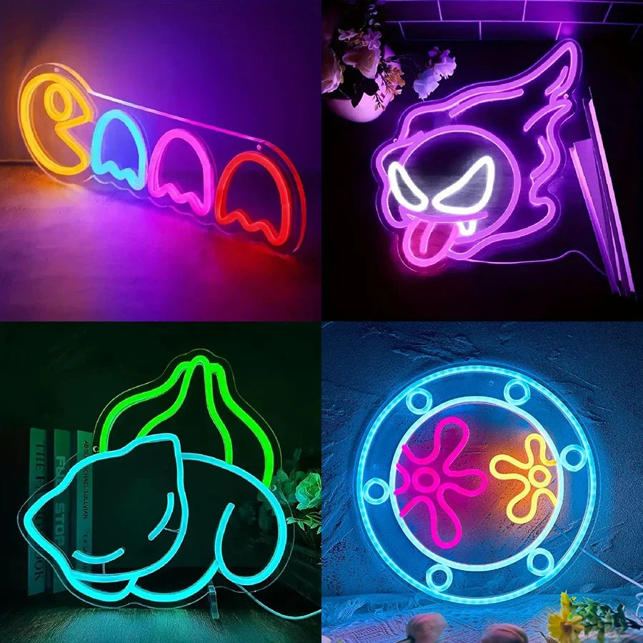 LevelUp LED Gaming Neon Sign