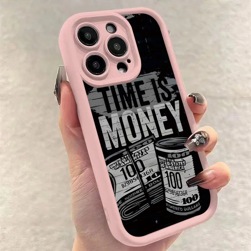 "Time is Money" Matte Protective IPhone Case