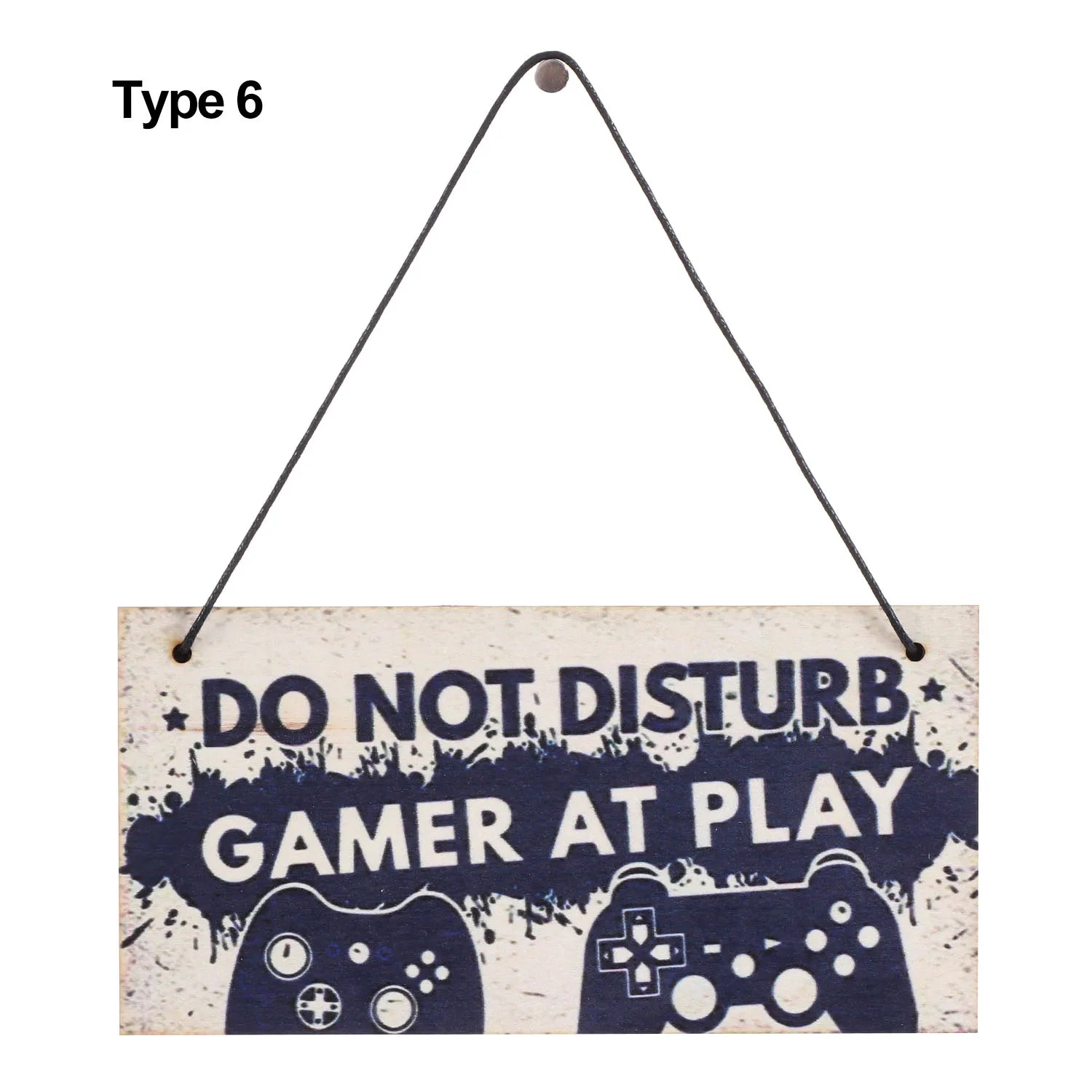 Premium Wooden Gaming Room Sign